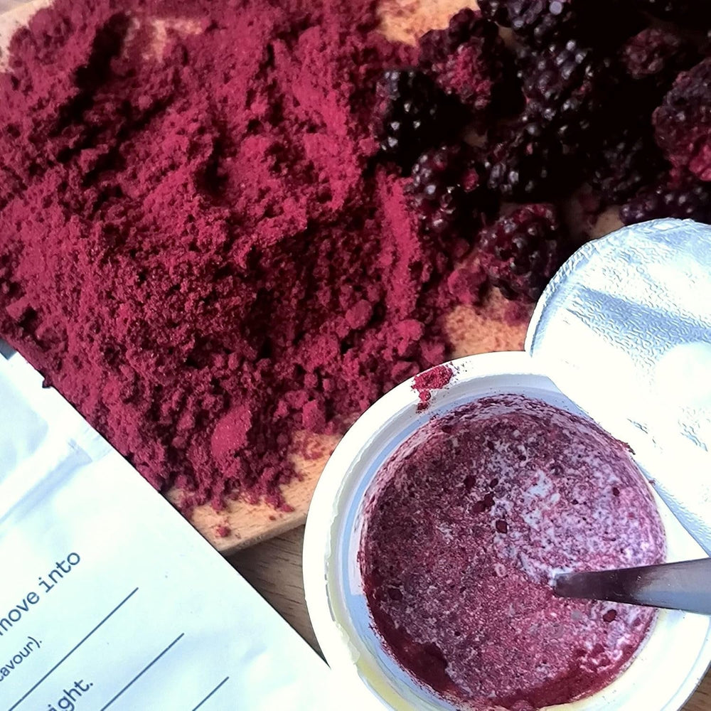 Mûres lyophilisées en poudre | 100% poudre de fruits lyophilisés Fruits secs naturels sans additifs | poudre de fruits Fruits lyophilisés poudre de mûres Produits déshydratés Naty Shop