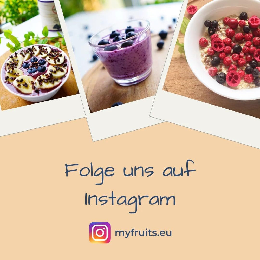 myfruits cerises amères lyophilisées, 80g, sans additifs, à partir de 100% cerises, fruits lyophilisés et déshydratés Produits déshydratés Naty Shop