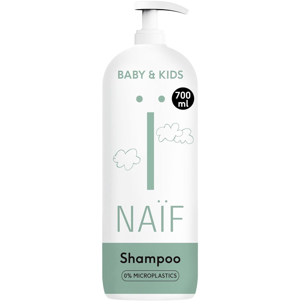 Naïf - Shampoing soin - pour bébés et enfants - Shampoing bébé aux ingrédients naturels - 100% vegan - 0% SLES - Sans microplastiques, silicones et parabens - 200 ml Enfants - Bain et Soin Naty Shop Xl