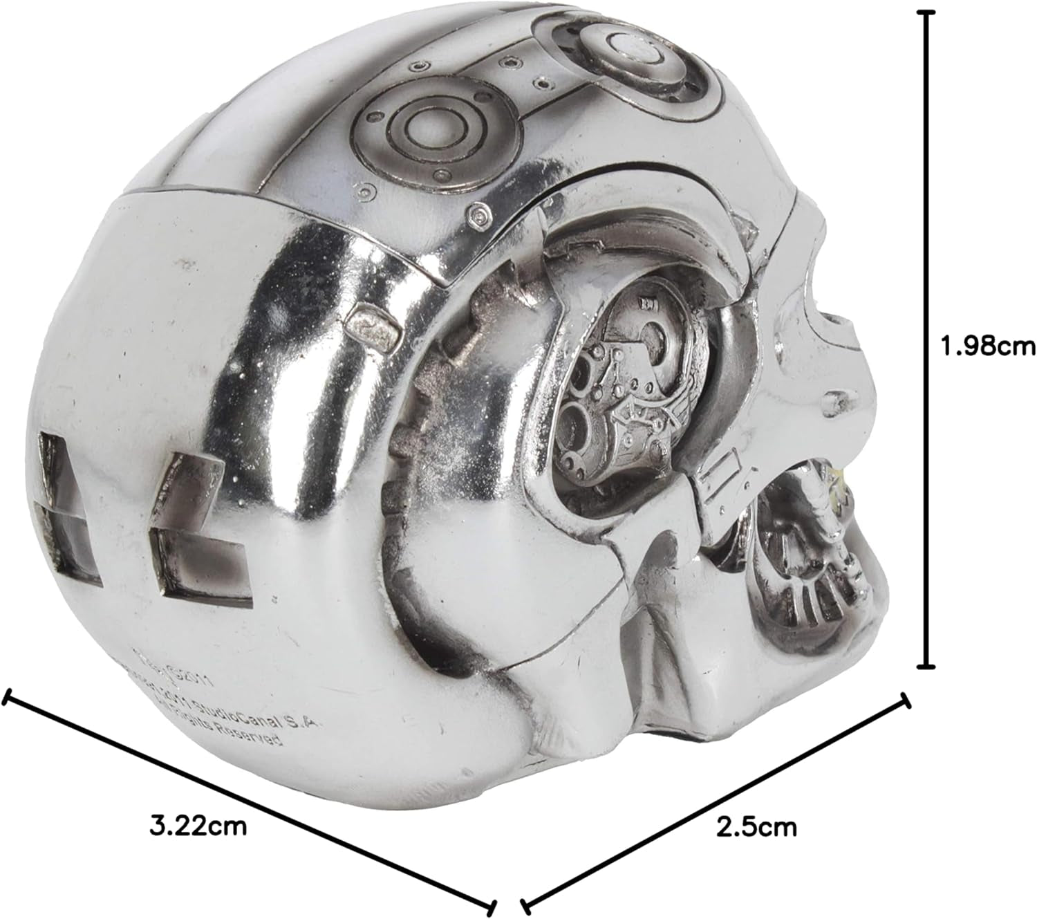 Nemesis Now, T Box, 18 cm, Argent, Résine, Taille Unique Statuettes et Sculptures Naty Shop