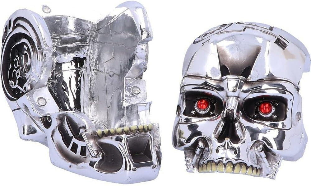 Nemesis Now, T Box, 18 cm, Argent, Résine, Taille Unique Statuettes et Sculptures Naty Shop