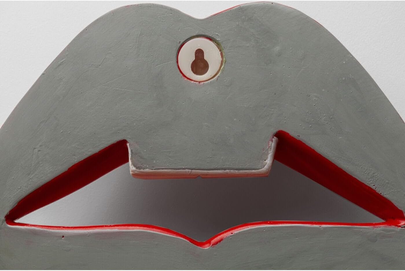 Objet mural lèvres rouge moderne objet de décoration motif lèvres décoration de chambre décoration étagère accessoire salon entrée bureau chambre 30 x 23 x 8 cm (H/L/P) Statuettes et Sculptures Naty Shop