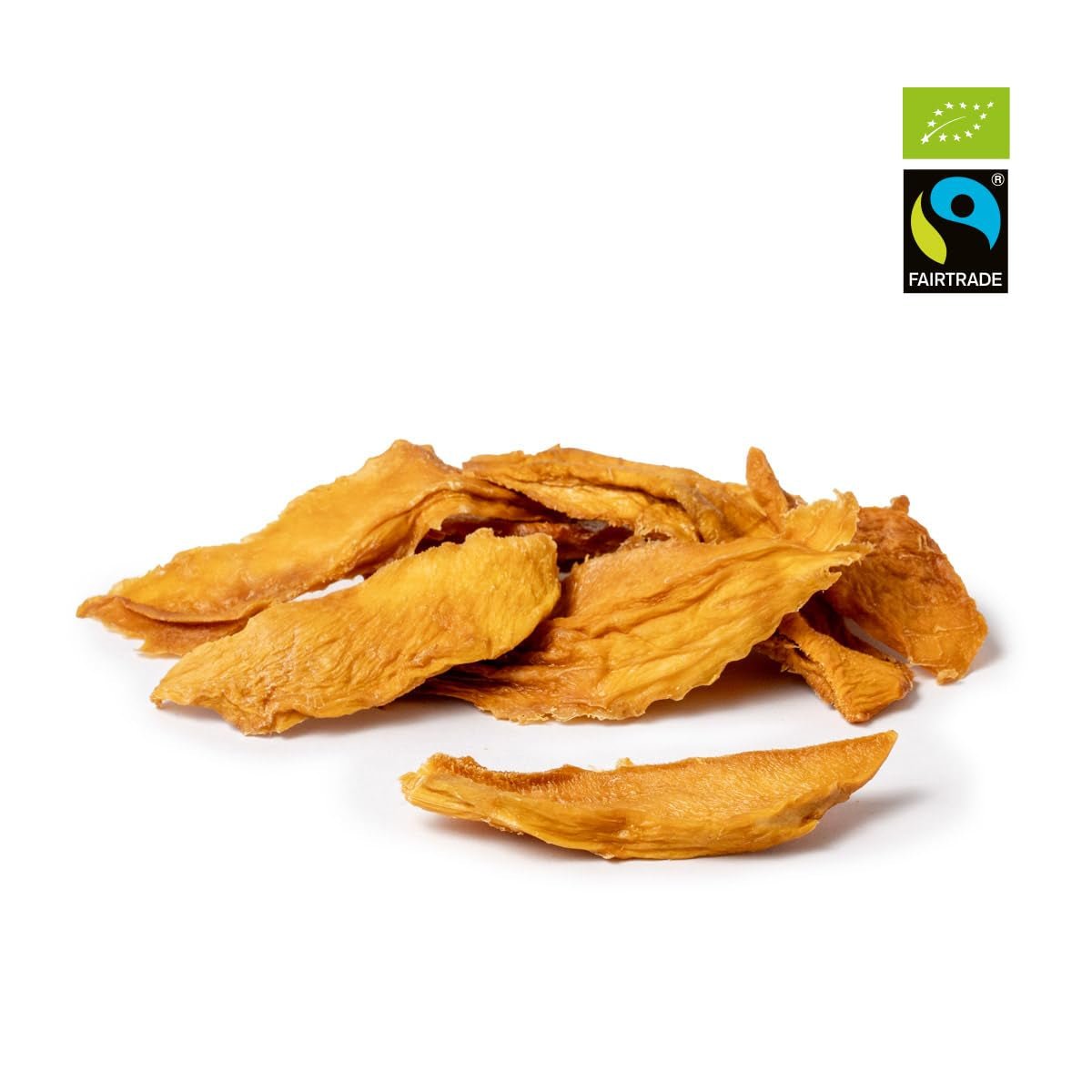 Mangues bio équitables PAKKA 1kg, morceaux de mangues séchées bio et équitables, non sucrées, non sulfurées, produites et conditionnées directement par le producteur en Colombie, vegan 1kg (1 paquet) Produits déshydratés Naty Shop