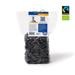 PAKKA - Raisins secs Black Beauty Bio Fairtrade 600gr, bio, sans pépins, raisins noirs, séchés au soleil, sans huile, donc collants, sans soufre, directs des petits agriculteurs de Samarkand en Ouzbékistan Produits déshydratés Naty Shop