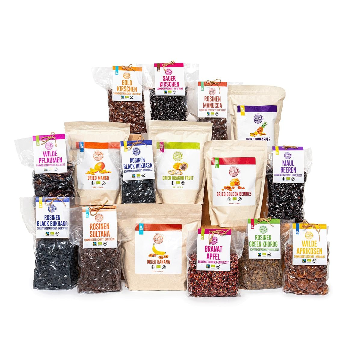 PAKKA - Raisins secs de Boukhara biologiques et équitables 600 g de raisins noirs géants de Boukhara sans pépins séchés à l'ombre, sans huile, si collants, sans soufre, directement des petits agriculteurs de Samarkand en Ouzbékistan 600 g Naty Shop Produits déshydratés