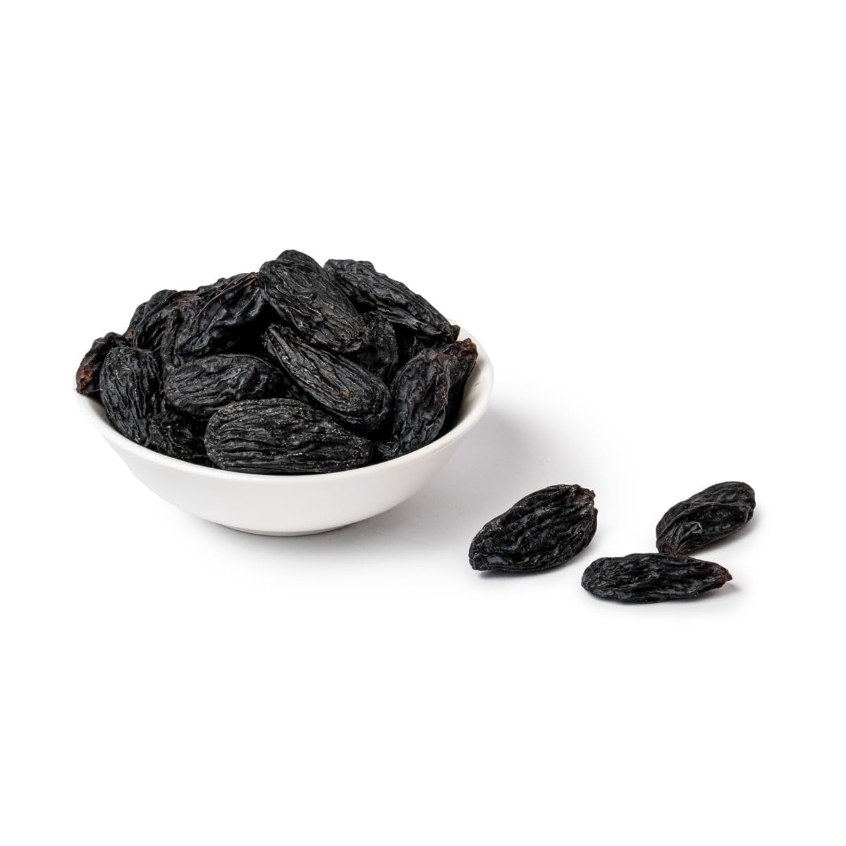 PAKKA - Raisins secs de Boukhara biologiques et équitables 600 g de raisins noirs géants de Boukhara sans pépins séchés à l'ombre, sans huile, si collants, sans soufre, directement des petits agriculteurs de Samarkand en Ouzbékistan 600 g Naty Shop Produits déshydratés