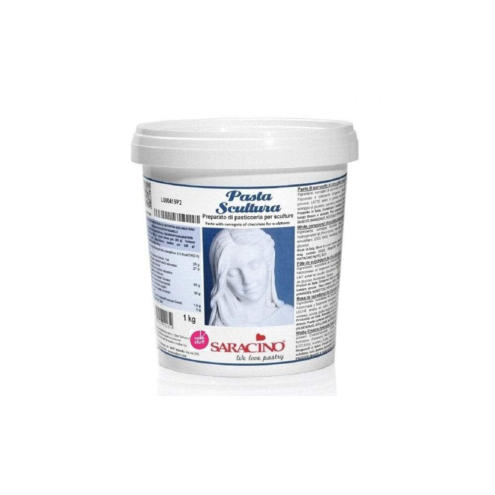 Pâte à sculpter Saracino - substitut de chocolat à modeler pour décorations 1 kg Made In Italy Pâte à sucre Naty Shop Default Title