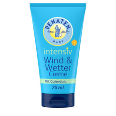 PENATEN Wind & Weather Cream (75 ml), soin de la peau de bébé avec protection par temps froid et humide, crème protectrice de soin pour bébé au calendula riche nourrit la peau et forme une barrière protectrice Enfants - Bain et soins de la peau Naty Shop 75 Ml (1 pack) Wind Weather Cream