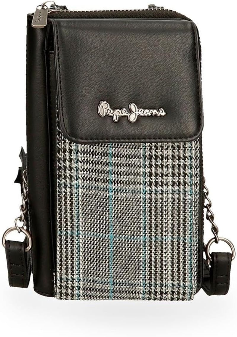 Pepe Jeans Kendra T-Shirt Femme, Noir, Taille Unique, Petit Sac à Bandoulière Femme Sacs Naty Shop Porte-documents