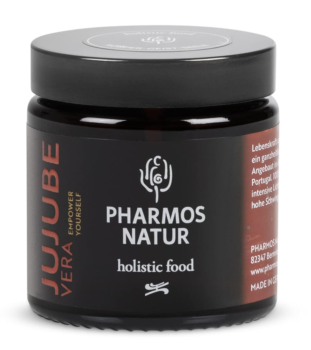 Pharmos Natur Jujube poudre de fruit 50 g - végétalien, sans gluten - poudre sèche alimentaire naturelle JujubeVera Produits déshydratés Naty Shop Titre par défaut