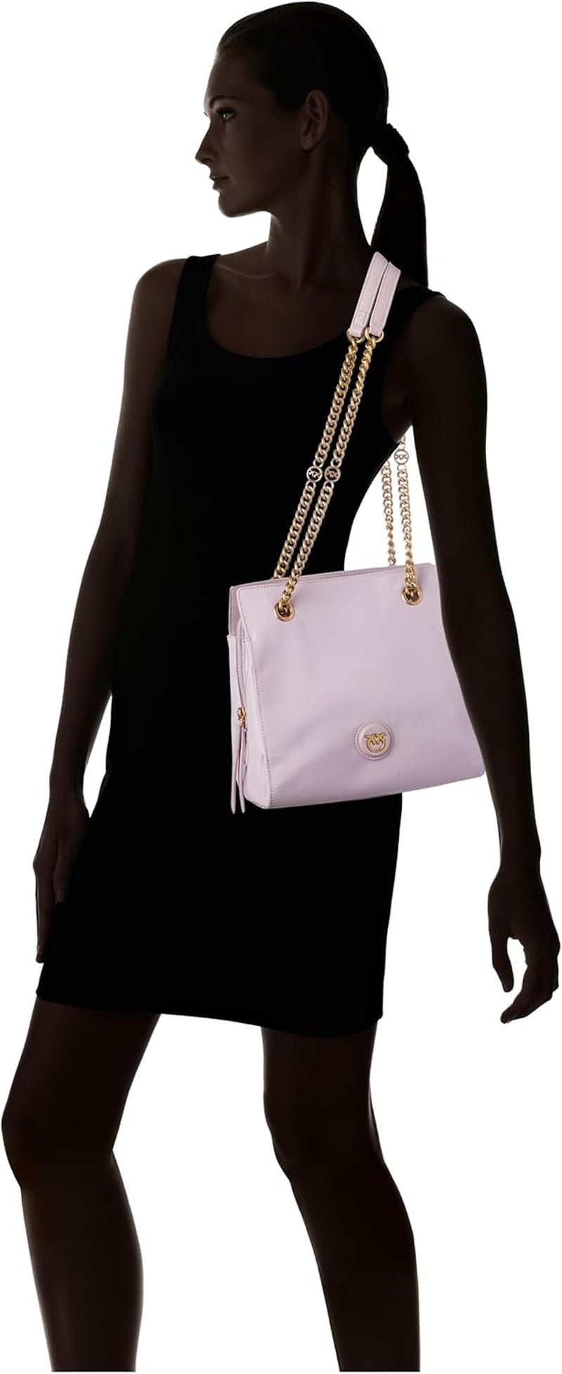 Pinko Gate Shopper recyclé pour femme RECYCELTES Nylon + Naty Shop Sacs pour femme