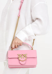 Pinko Ladies Love One Mini sac léger en soie de veau Sacs pour femmes Naty Shop