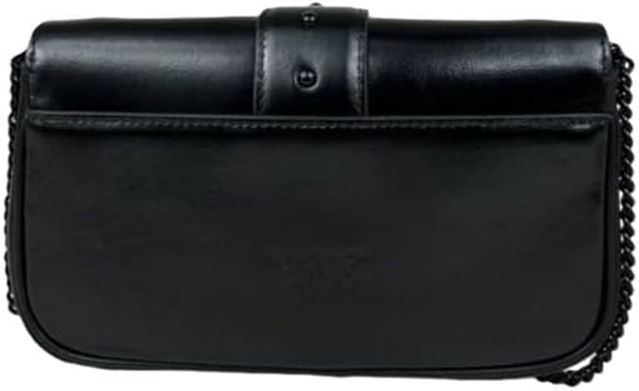 Pinko Ladies Love One Pocket C Naplack Color Block Bag Sacs pour femmes Naty Shop