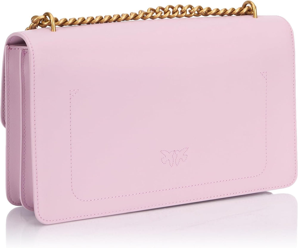Pinko Sac en cuir de veau Love One Classic Dc, wgq_lilac- or antique Sacs Femme Naty Shop