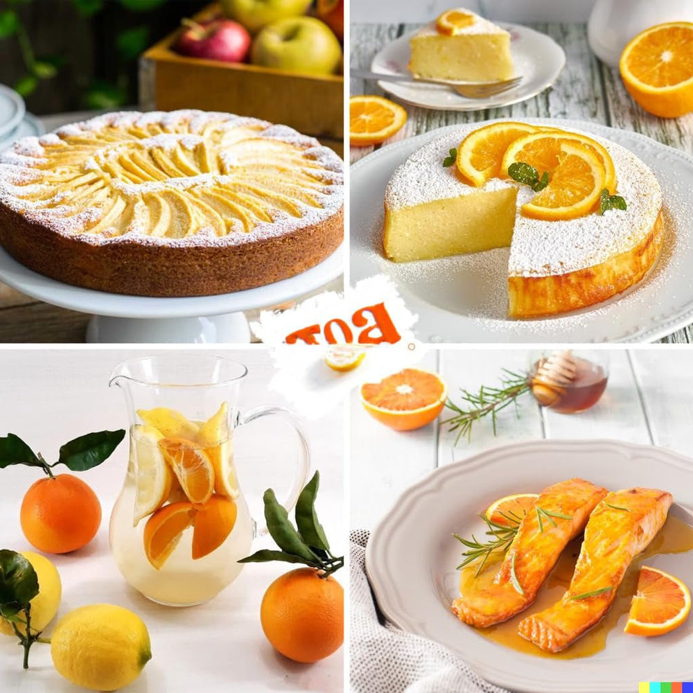 Oranges fraîches lyophilisées en demi-tranches - oranges déshydratées à froid pour cocktails professionnels fruits frais lyophilisés fruits secs pour cocktails - paquet de 1 litre env. 70 produits déshydratés Naty Shop