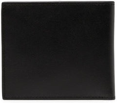 Portefeuille à logo Armani Exchange A|X en cuir lisse, noir Portefeuille homme Naty Shop