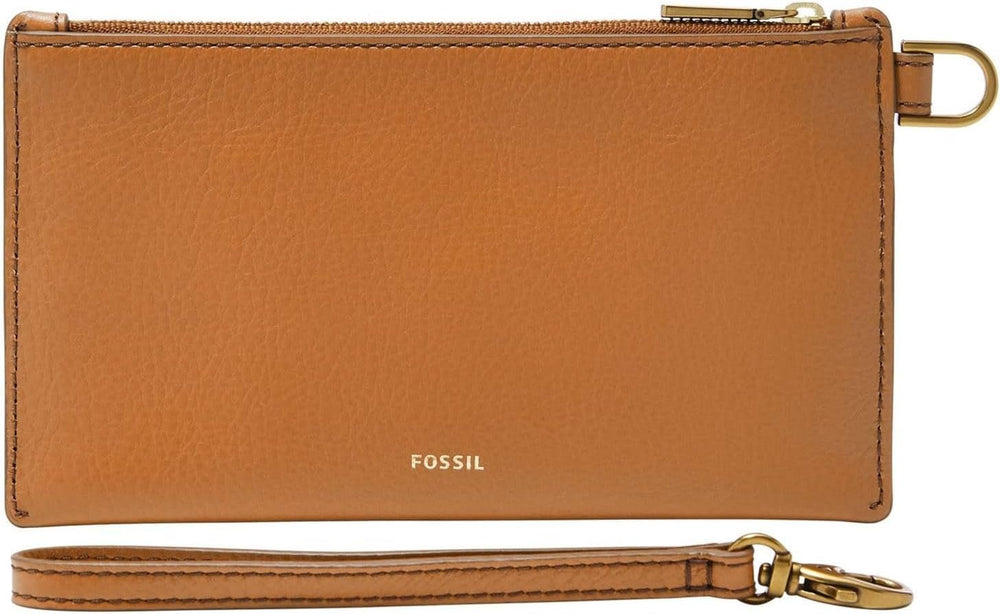 Portefeuille Fossil en cuir ou polyester pour femme Portefeuille femme Naty Shop Marron clair