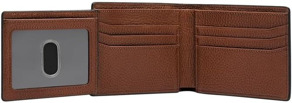Portefeuille à deux volets Fossil Huntington pour hommes Naty Shop Portefeuille pour hommes