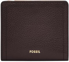 Portefeuille à deux volets Fossil Logan pour femme, marron Naty Shop Portefeuille pour femme Titre par défaut