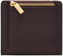 Portefeuille à deux volets Fossil Logan pour femme, marron Naty Shop Portefeuille pour femme