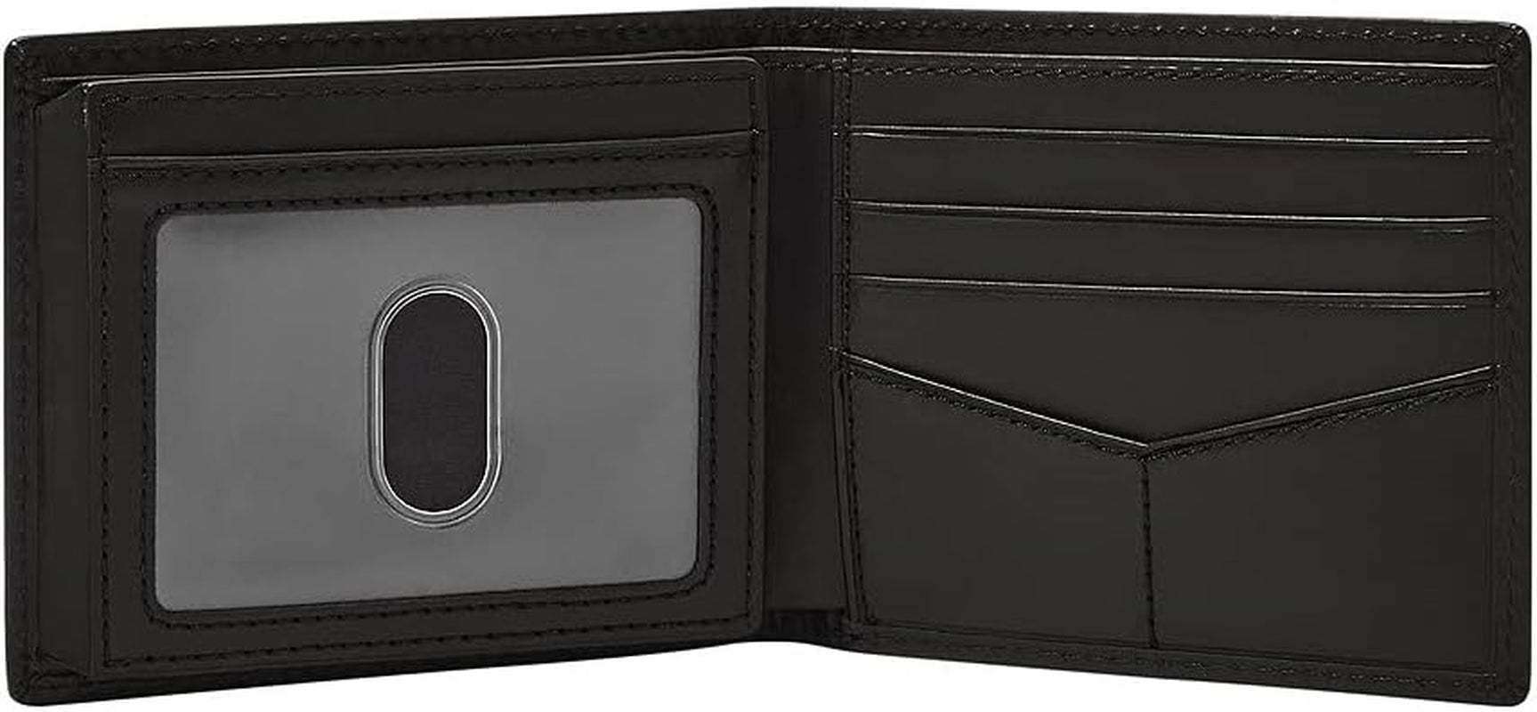 Portefeuille pour hommes Fossil - Derrick RFID en cuir à deux volets avec Flip ID, ML3681001 - 10,9 cm L x 1,27 cm l x 8,9 cm H Portefeuille pour homme Naty Shop
