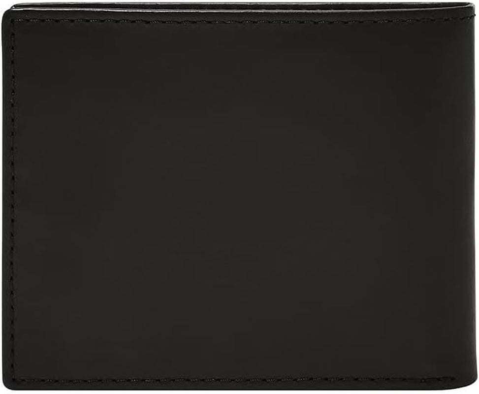 Portefeuille pour hommes Fossil - Derrick RFID en cuir à deux volets avec Flip ID, ML3681001 - 10,9 cm L x 1,27 cm l x 8,9 cm H Portefeuille pour homme Naty Shop