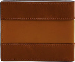 Portefeuille Fossil Everett pour hommes, cuir à deux volets marron moyen 11,5 cm L x 2,5 cm l x 8,9 cm H ML4397210 Portefeuille pour hommes Naty Shop