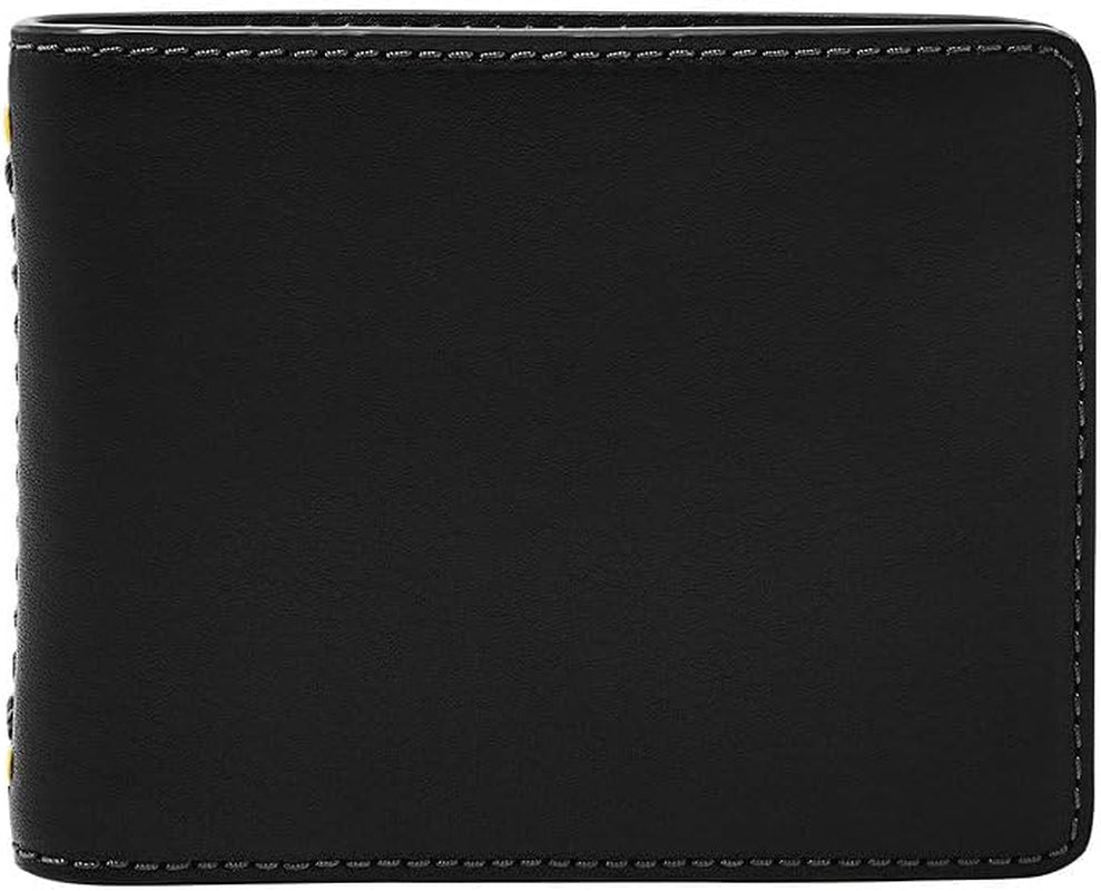 Fossil Tremont Bi-Fold Wallet Naty Shop Portefeuille pour hommes Noir