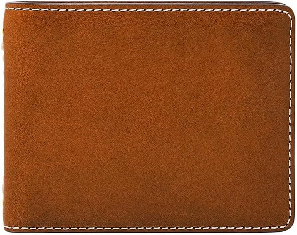 Fossil Wallet Tremont Bi-Fold Portefeuille pour hommes Naty Shop Marron
