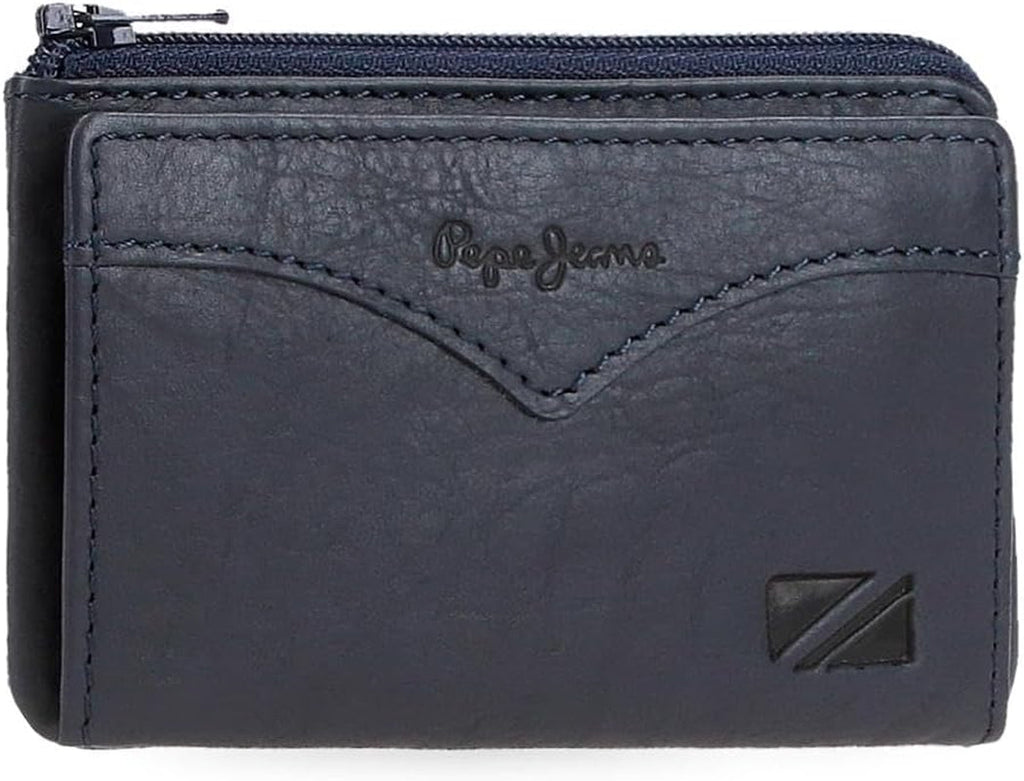 Portofel jachetă Pepe Jeans cu suport pentru carduri, mărime unică Portofel Barbati Naty Shop Albastru