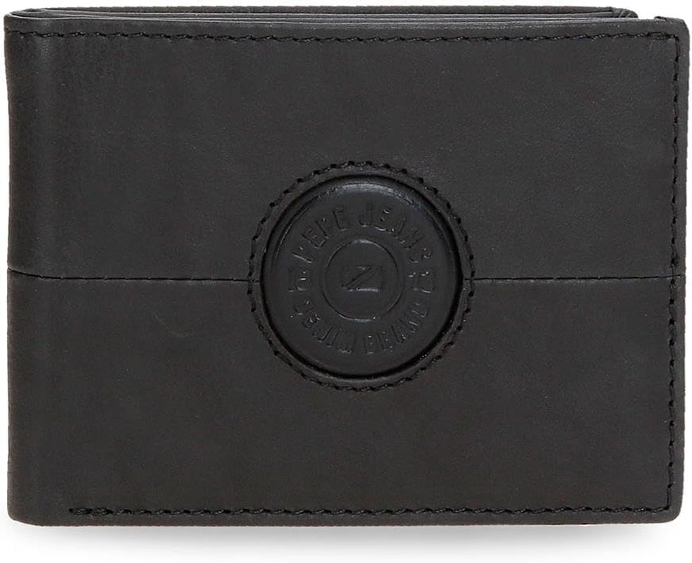 Pepe Jeans Cracker Cowhide Portefeuilles et porte-monnaie Noir Marron Vert Différentes tailles Naty Shop Portefeuille pour homme Black Purse 11