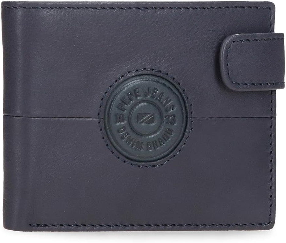 Portefeuilles et porte-monnaie Pepe Jeans Cracker en cuir de vache, noir, marron, vert, différentes tailles - Naty Shop