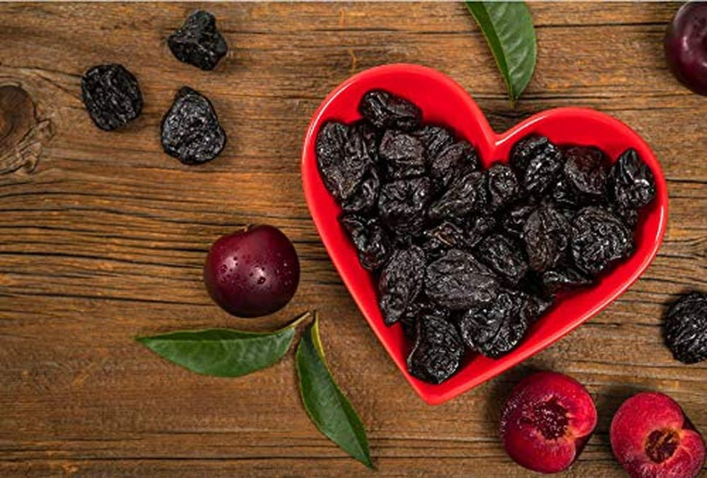 Pruneaux 1 kg | Prunes dénoyautées d'Agen | Tendre, doux, savoureux et juteux | Fruits secs entiers, gros et non sucrés | Riche en fibres et antioxydants naturels Produits déshydratés Naty Shop Titre par défaut