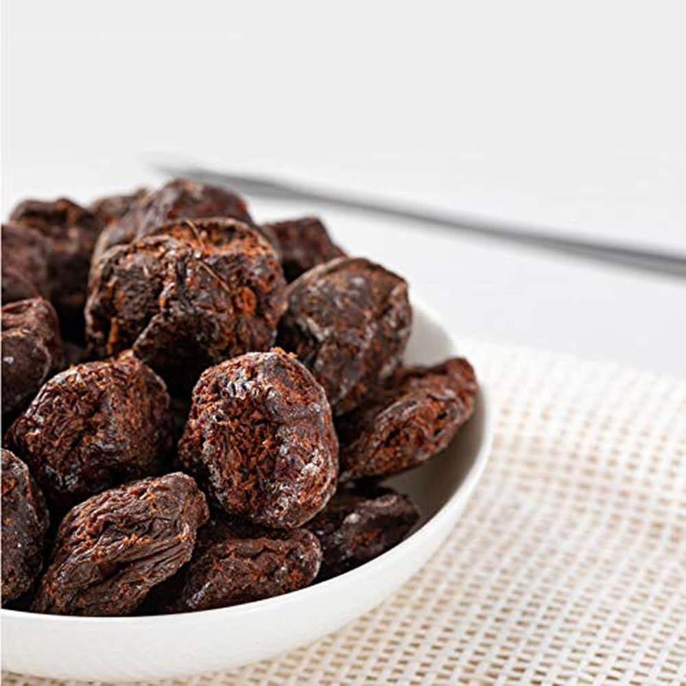 Pruneaux asiatiques sucrés et salés Conserves de prunes concassées 2 sacs de bonbons aux fruits traditionnels chinois è¯æ¢... (4,23 oz par sac) Naty Shop Produits déshydratés