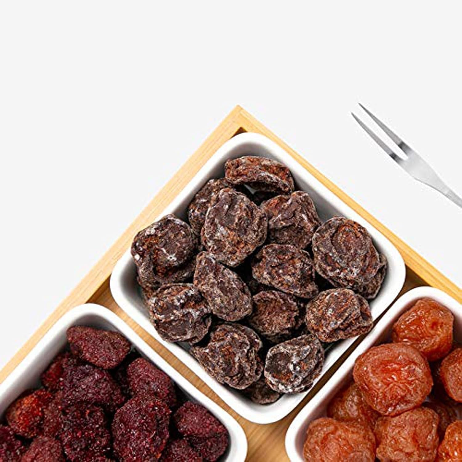 Pruneaux asiatiques sucrés et salés Conserves de prunes concassées 2 sacs de bonbons aux fruits traditionnels chinois è¯æ¢... (4,23 oz par sac) Naty Shop Produits déshydratés