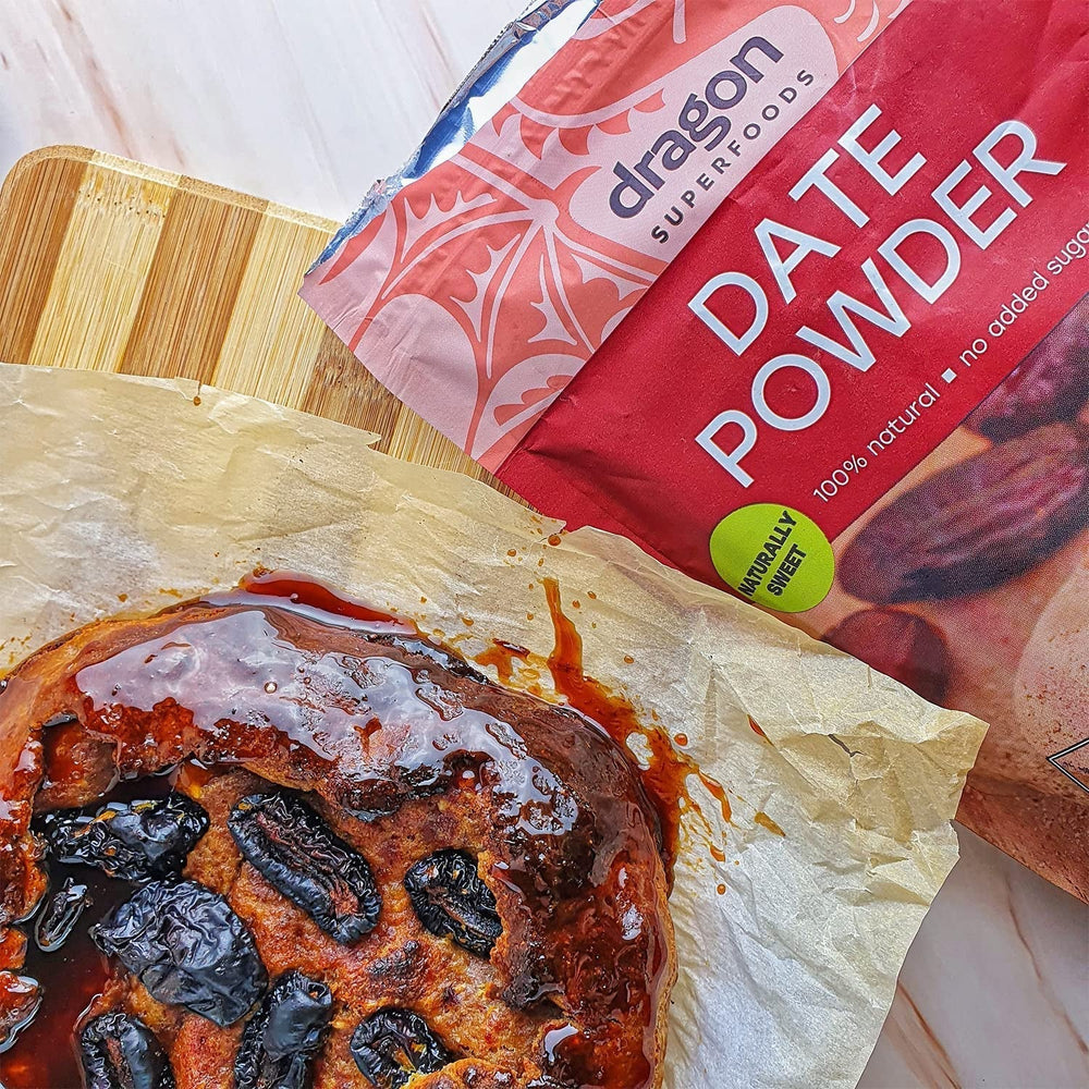 Poudre de dattes 100% bio, vegan et sans gluten, naturellement sucrée, multipack 6 x 250g Produits déshydratés Naty Shop
