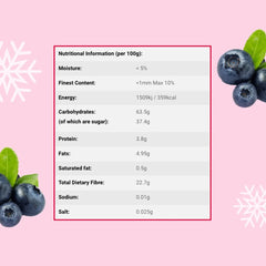 Poudre de myrtille sauvage lyophilisée 100g - Poudre de fruits lyophilisés - Poudre de myrtille lyophilisée pour pâtisserie, smoothie et muesli - Poudre de myrtille naturelle sans additifs Produits déshydratés Ma boutique