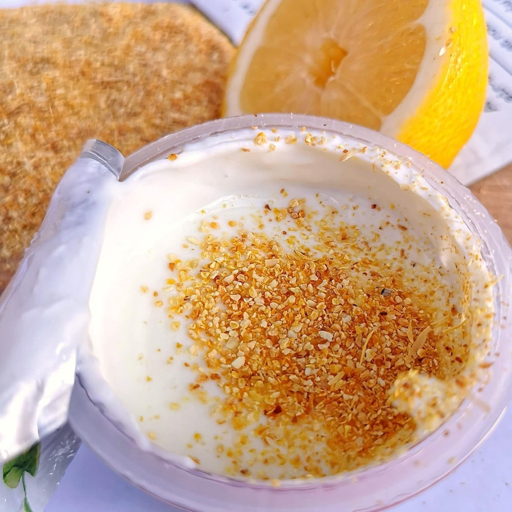 Poudre de citron séchée à partir de citrons entiers | Fruits secs 100 % naturels de qualité alimentaire | Poudre de fruits à zeste de citron pur | Citrons séchés | Fruits secs (poudre grossière) Produits déshydratés Naty Shop