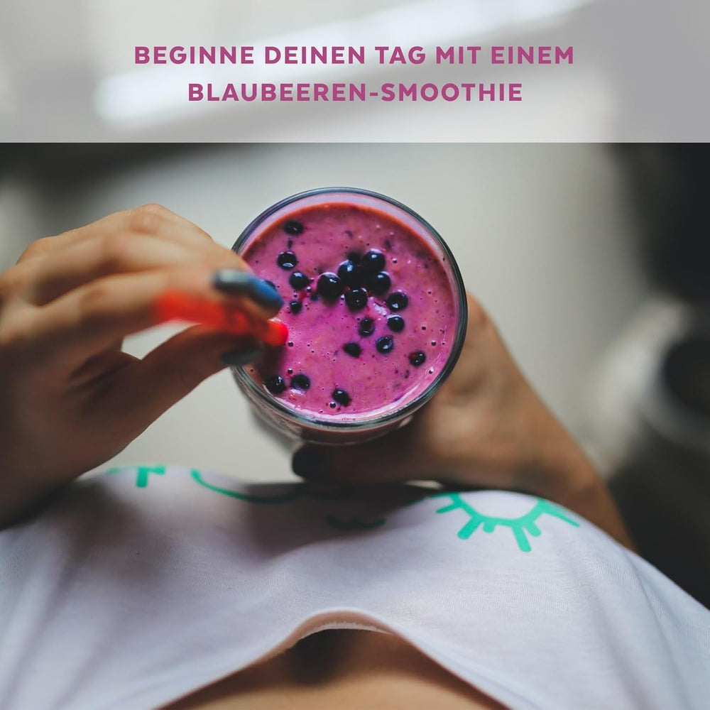 Poudre de myrtilles sauvages biologiques, myrtilles entières lyophilisées, qualité 100% crue, riche en antioxydants et en vitamine C, sans sucre ajouté, récoltées en Europe du Nord Produits séchés Naty Shop