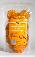 QISU | Tranches d'orange séchées sous vide 200 g (qualité lyophilisée) | Pour pâtisseries, cocktails, thé, vin chaud, décorations | 100% oranges, sans sucre ajouté Produits déshydratés Naty Shop