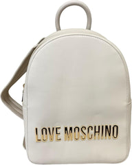 Sac bandoulière pour femme de Love Moschino, modèle JC4193PP1IKD0, en cuir synthétique Sacs Femme Naty Shop Blanc