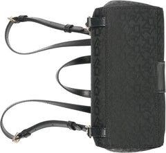 DKNY Sac à dos de tous les jours pour femme, logo noir/noir Naty Shop Sacs pour femme