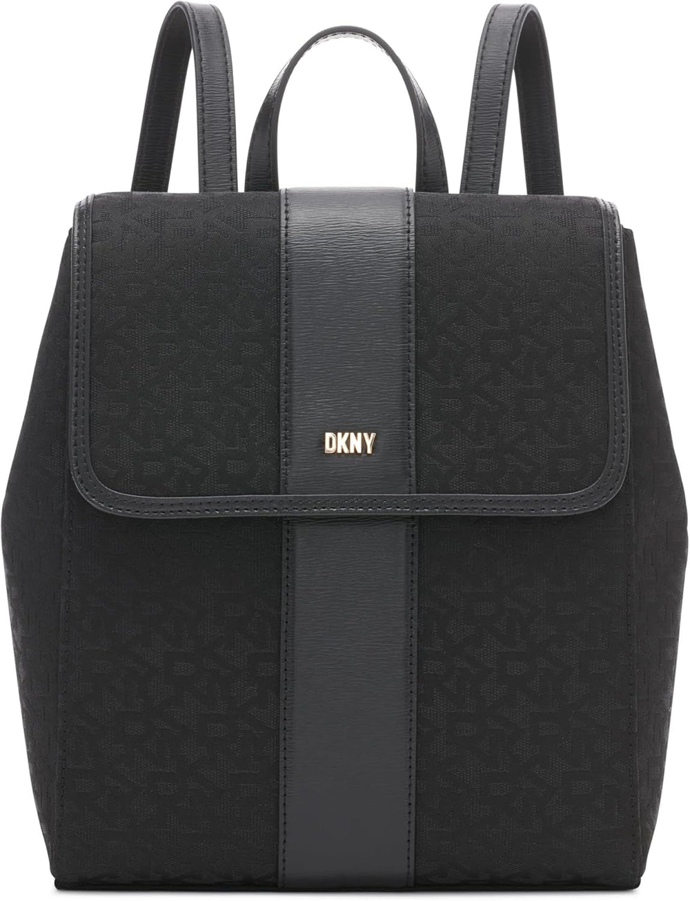 DKNY Sac à dos quotidien pour femme, logo noir/noir Naty Shop Sacs pour femme Titre par défaut