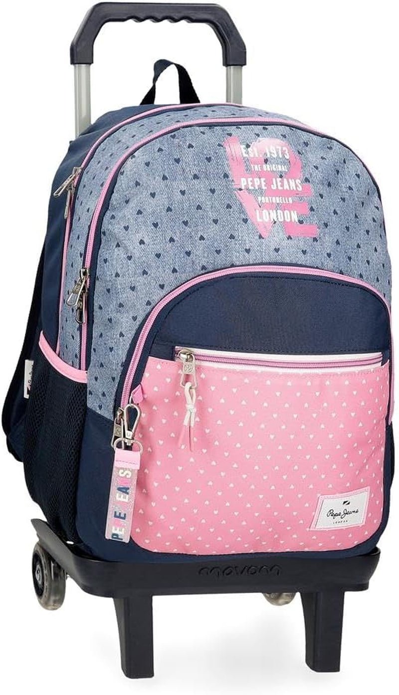 Sac à dos Pepe Jeans Noni Denim Sacs à dos et cartables Premium Naty Shop Rucksack 46 + Trolley