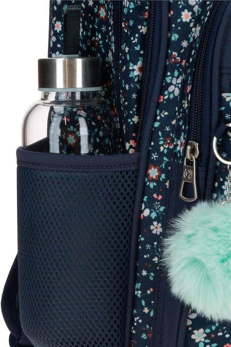 Pepe Jeans Alenka sac à dos scolaire avec trolley, bleu, 30 x 40 x 12 cm, polyester, 14,4 l, bleu, sac à dos scolaire avec trolley Sacs à dos et cartables Premium Naty Shop