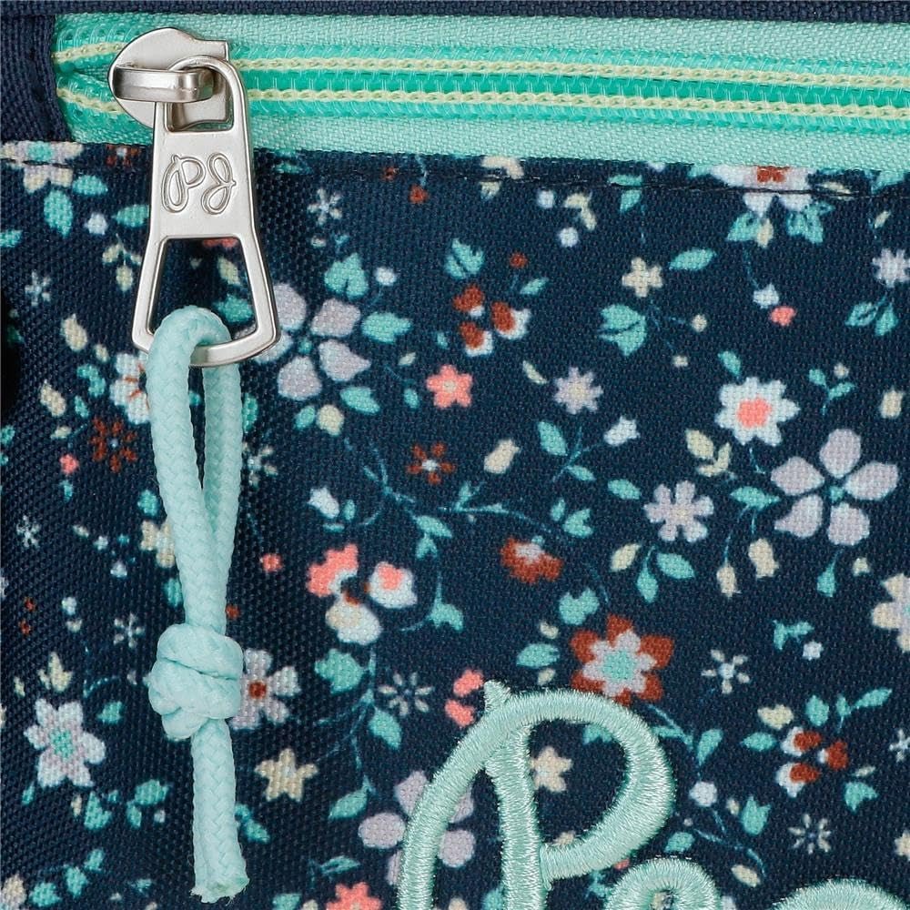 Pepe Jeans Alenka sac à dos scolaire avec trolley, bleu, 30 x 40 x 12 cm, polyester, 14,4 l, bleu, sac à dos scolaire avec trolley Sacs à dos et cartables Premium Naty Shop