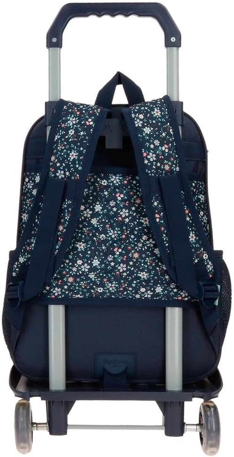 Pepe Jeans Alenka sac à dos scolaire avec trolley, bleu, 30 x 40 x 12 cm, polyester, 14,4 l, bleu, sac à dos scolaire avec trolley Sacs à dos et cartables Premium Naty Shop