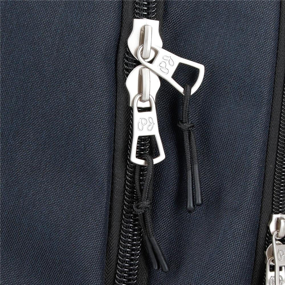 Pepe Jeans Cromwell Sac à dos scolaire, Double compartiment, Noir, 33 x 46 x 15 cm, Polyester, 22,77 L, Noir, Taille unique, Sac à dos scolaire double compartiments Sacs à dos et cartables Premium Naty Shop