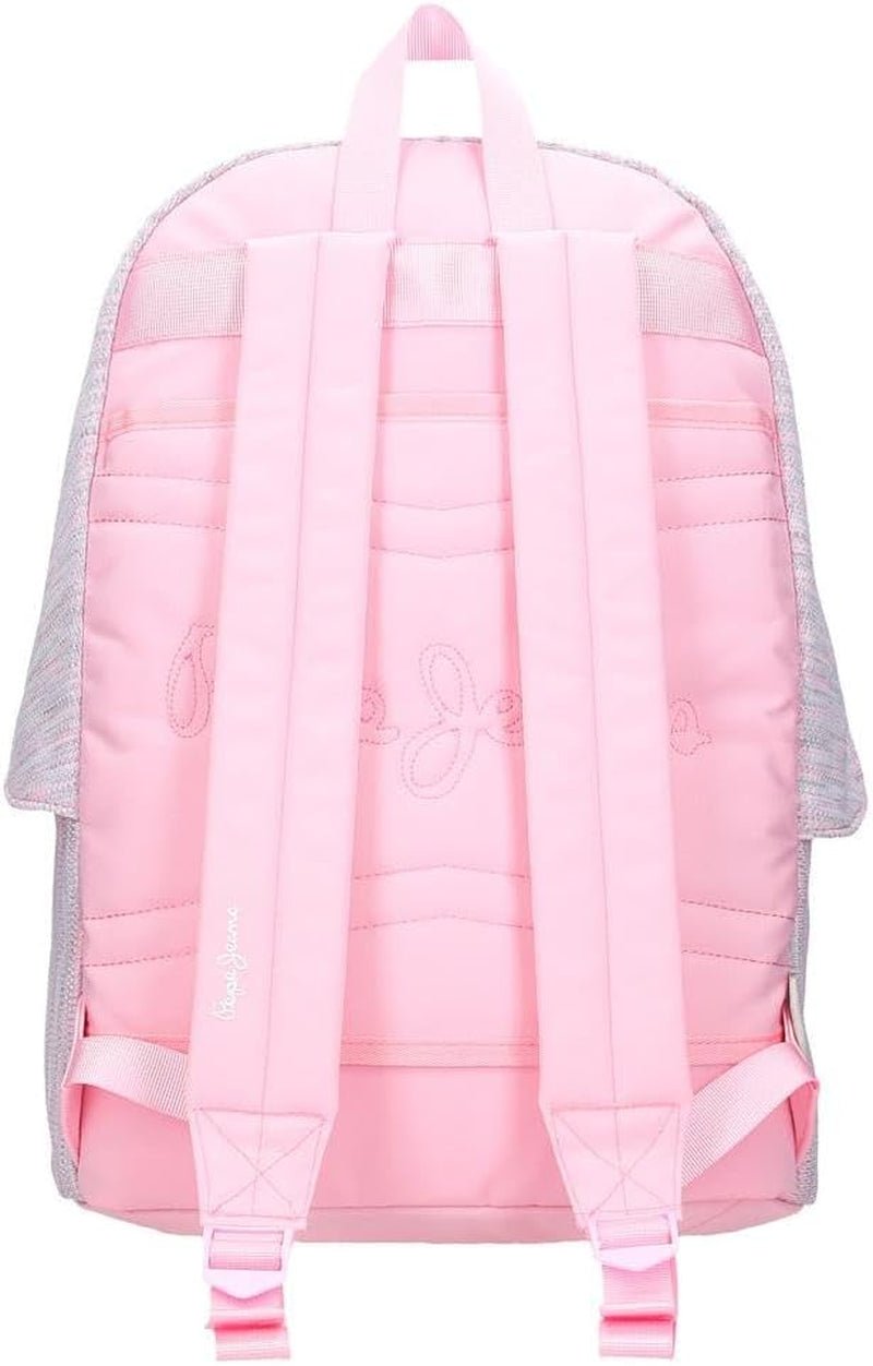 Pepe Jeans Miri sac à dos scolaire, rose, 31 x 44 x 17,5 cm, polyester, 22,79 l, rose, sac à dos scolaire Sacs à dos et cartables Premium Naty Shop