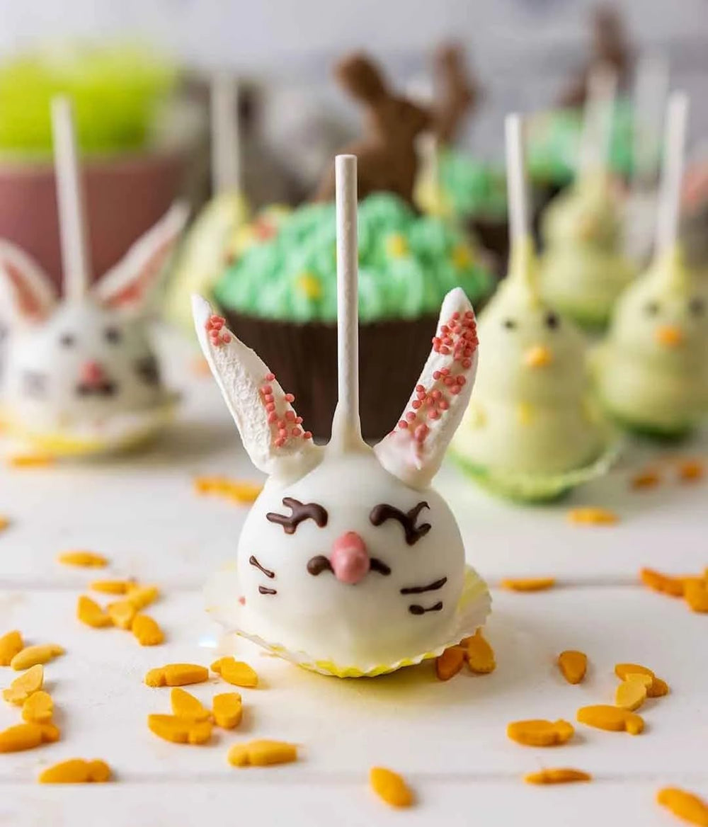 RUF Cake Glaze Bourbon Vanille, 100g en sachet, passe au micro-ondes, pour glacer et décorer biscuits, muffins et gâteaux, sans gluten (pack de 4) Pâte à sucre Naty Shop